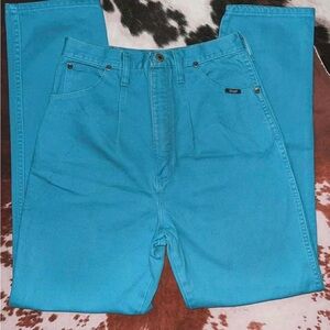 Wrangler Silverlakes Women's High Rise Jeans - Turquoise Blue/Teal